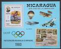 Nicaragua Nicaragua Block 111 postfrisch Olympia 1980 Lake Placid / Moskau MiNr. Block 111 postfrisch Olympia 1980 Lake Placid / Moskau -