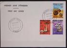 Dschibuti Dschibuti 488-490 gestempelt als FDC / Pilze MiNr. 488-490 gestempelt als FDC / Pilze -
