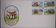 Lesotho 411-414 gestempelt als FDC / Pilze MiNr. 411-414 gestempelt als FDC / Pilze