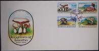 Lesotho 411-414 gestempelt als FDC / Pilze MiNr. 411-414 gestempelt als FDC / Pilze