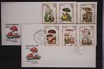 Laos Laos 828-834 gestempelt als FDC / Pilze MiNr. 828-834 gestempelt als FDC / Pilze -