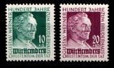 Fr. Zone Württemberg Fr. Zone Württemberg 47-48 postfrisch MiNr. 47-48 postfrisch -