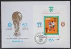 Bulgarien Bulgarien Block 104 gestempelt als FDC / Fußball MiNr. Block 104 gestempelt als FDC / Fußball -