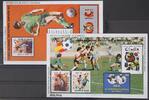 Bolivien Bolivien Block 124 und 125 postfrisch Fußball MiNr. Block 124 und 125 postfrisch Fußball -