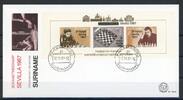 Surinam Surinam Block 46 Schach Ersttagesbrief/FDC MiNr. Block 46 Schach Ersttagesbrief/FDC -