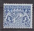Bayern Dienstmarken Bayern Dienstmarken 20 postfrisch MiNr. 20 postfrisch -