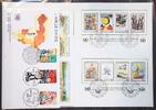 UNO Trio Briefe UNO Trio Briefe gestempelt aus Jahrgang 1986 gestempelt aus Jahrgang 1986 -