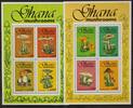 Ghana Ghana Block 231 und 232 postfrisch Pilze MiNr. Block 231 und 232 postfrisch Pilze -