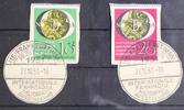 BRD BRD 141-142 gestempelt auf Papier Sonderstempel Fahrrad und Motorrad A. MiNr. 141-142 gestempelt auf Papier Sonderstempel Fahrra -