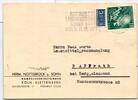 BRD 111 auf Postkarte als Einzelfrankatur portogerecht -