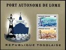 Togo Togo Block 131 mit 1292C-1293C postfrisch Schifffahrt MiNr. Block 131 mit 1292C-1293C postfrisch Schifffahrt -