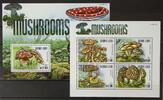 Sierra Leone Sierra Leone 6312-6315 und Block 795 postfrisch Kleinbogen / Pilz MiNr. 6312-6315 und Block 795 postfrisch Kleinbogen / Pilz -