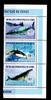Kongo Kongo 1749A-17451A postfrisch Dreierstreifen Tiere MiNr. 1749A-17451A postfrisch Dreierstreifen Tiere -
