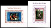 Zentralafrikanische Republik Zentralafrikanische Republik 1699-1700 postfrisch Block Geschichte MiNr. 1699-1700 postfrisch Block Geschichte -