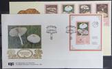 Ciskei Ciskei 110-113 und Block 2 gestempelt als FDC / Pilze MiNr. 110-113 und Block 2 gestempelt als FDC / Pilze -