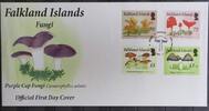 Falkland Inseln Falkland Inseln 1246-1249 gestempelt als FDC / Pilze MiNr. 1246-1249 gestempelt als FDC / Pilze -