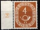 BRD Bund BRD Bund 124 DZ postfrisch mit Druckerzeichen 2 geprüft Schlegel BPP MiNr. 124 DZ postfrisch mit Druckerzeichen 2 geprüft Schleg -