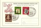 Bund 171-172 auf Gedenkkarte Grosse Rationalisierungs-Ausstellung -