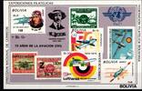 Bolivien Bolivien Block 82 postfrisch Flugzeug MiNr. Block 82 postfrisch Flugzeug -