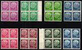 BRD Bund BRD Bund 179y-260y postfrisch als 4er Einheit, Lumogen MiNr. 179y-260y postfrisch als 4er Einheit, Lumogen -