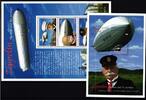 Lesotho Lesotho 1630-1632 und Block 162 postfrisch Kleinbogen / Zeppelin MiNr. 1630-1632 und Block 162 postfrisch Kleinbogen / Zeppelin -