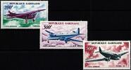 Gabun Gabun 273-275 postfrisch Luftfahrt MiNr. 273-275 postfrisch Luftfahrt -