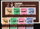 Ghana Ghana 738-741 und Block 75 postfrisch Luftfahrt MiNr. 738-741 und Block 75 postfrisch Luftfahrt -