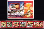 Guinea Guinea 1315-1320 und Block 386 postfrisch Flugzeuge MiNr. 1315-1320 und Block 386 postfrisch Flugzeuge -