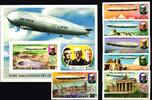 Madagaskar Madagaskar 783-788 B und Block 11 B postfrisch Zeppelin MiNr. 783-788 B und Block 11 B postfrisch Zeppelin -