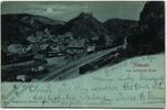 AK Altenahr Bahnhof vom schwarzen Kreuz 1899 gebraucht -