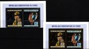 Kongo (Kinshasa) Kongo (Kinshasa) Block 194 und 196 postfrisch Mineralien MiNr. Block 194 und 196 postfrisch Mineralien -