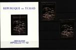 Tschad Tschad 324 A+B und Block 10 postfrisch Apollo MiNr. 324 A+B und Block 10 postfrisch Apollo -
