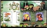 Sao Tome e Principe Sao Tome e Principe Block 825 und 826 postfrisch Pilze MiNr. Block 825 und 826 postfrisch Pilze -