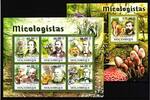 Mocambique Mocambique 5400-5405 und Block 575 postfrisch Kleinbogen / Pilze MiNr. 5400-5405 und Block 575 postfrisch Kleinbogen / Pilze -