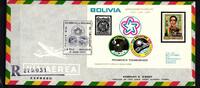Bolivien Bolivien Block 60 gestempelt als FDC / Raumfahrt MiNr. Block 60 gestempelt als FDC / Raumfahrt -