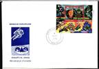 Zentralafrikanische Republik Zentralafrikanische Republik 1036-1041 und Block 283 gestempelt als FDC MiNr. 1036-1041 und Block 283 gestempelt als FDC -