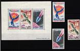 Gabun Gabun 363-365 und Block 14 postfrisch Raumfahrt MiNr. 363-365 und Block 14 postfrisch Raumfahrt -