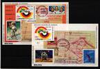 Bolivien Bolivien Block 104 und 105 postfrisch Raumfahrt MiNr. Block 104 und 105 postfrisch Raumfahrt -