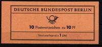 Berlin Berlin MH 3a postfrisch MiNr. MH 3a postfrisch -
