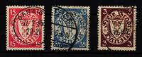 Danzig Danzig 214-216 gestempelt MiNr. 214-216 gestempelt -