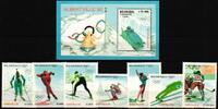 Nicaragua Nicaragua 3008-3014 und Block 192 postfrisch Olympische Spiele MiNr. 3008-3014 und Block 192 postfrisch Olympische Spiele -