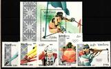 Laos Laos 1251-1255 und Block 137 postfrisch Olympische Spiele MiNr. 1251-1255 und Block 137 postfrisch Olympische Spiele -