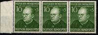 BRD Bund BRD Bund 157 postfrisch als 3er Streifen MiNr. 157 postfrisch als 3er Streifen -