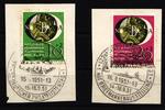 BRD Bund BRD Bund 141-142 gestempelt auf Papier mit Sonderstempel MiNr. 141-142 gestempelt auf Papier mit Sonderstempel -