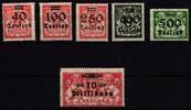 Danzig Danzig 158-162, 168 postfrisch MiNr. 158-162, 168 postfrisch -
