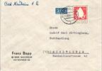 BRD 199 auf Brief als Einzelfrankatur portogerecht -