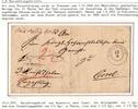Vorphila Barzahlungsbrief von 1851 aus Bauerwitz nach Cosel -