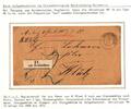 Norddeutscher Bund Paketbegleitbrief Grevesmühlen - Klütz, Aufgabezettel -
