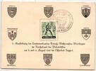 Deutsches Reich 748 auf Postkarte Ausstellung des Landesverbandes Danzig -