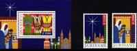 Surinam Surinam 1750 und 1751 und Block 81 postfrisch Weihnachten MiNr. 1750 und 1751 und Block 81 postfrisch Weihnachten -